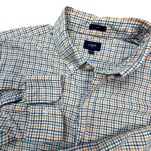 J. Crew Shirt Men's Size XL Slim Button Front Long Sleeve